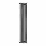 Reina Panel Radiator 1800 x 354mm / Anthracite Reina Neva Vertical Single Panel Central Heating Radiator