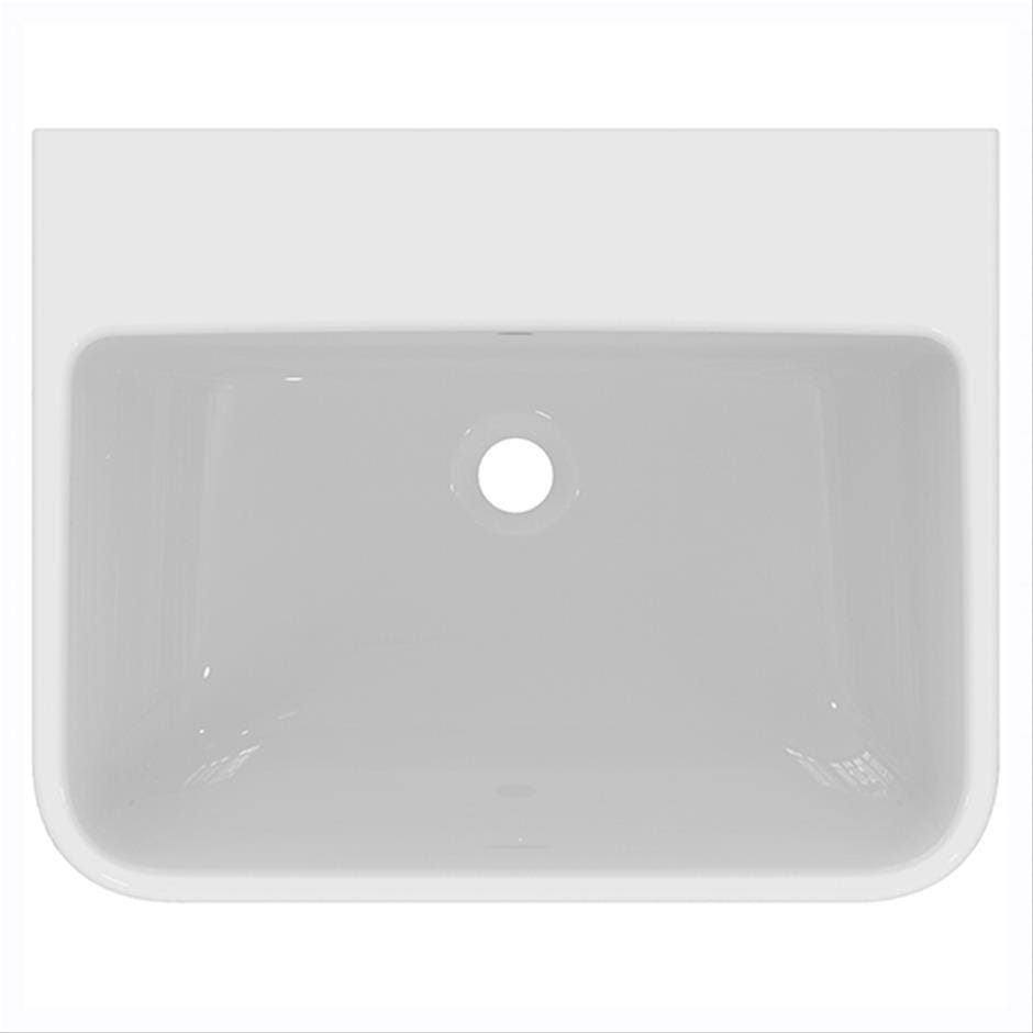 Ideal Standard Pedestal Basin Ideal Standard i.life B 550mm 1 Tap Hole Basin with Semi Pedestal