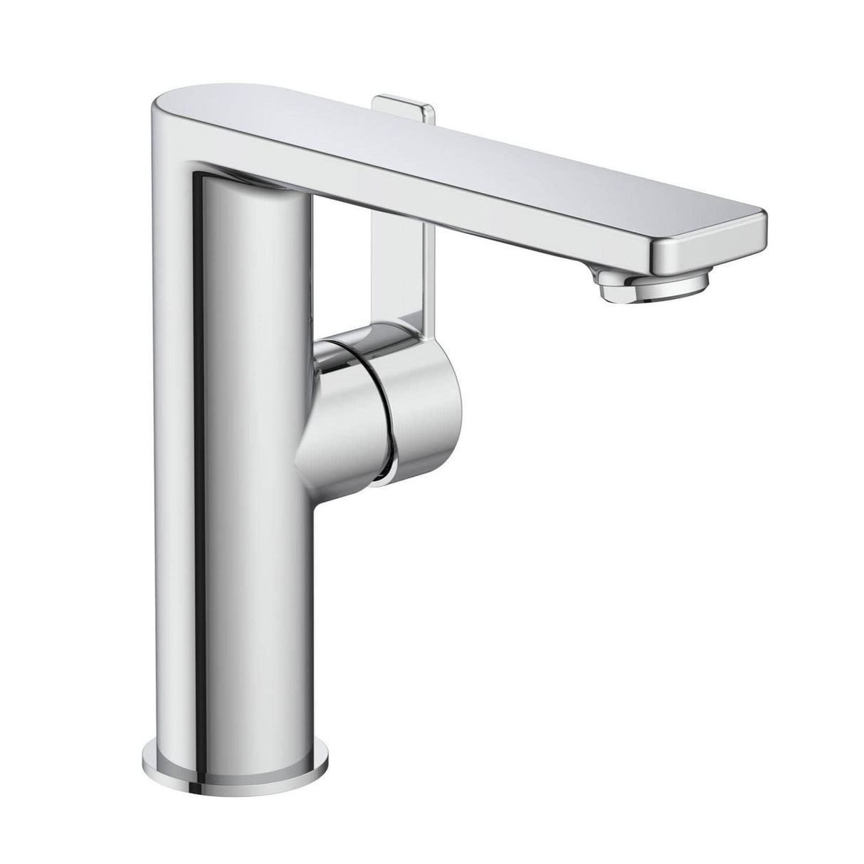 Roca Mono Basin Tap Chrome Roca Targa Basin Mixer with Lateral Handle and Cold Start