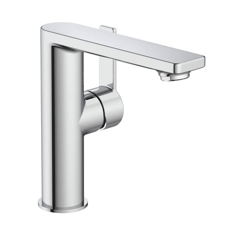 Roca Mono Basin Tap Chrome Roca Targa Basin Mixer with Lateral Handle and Cold Start