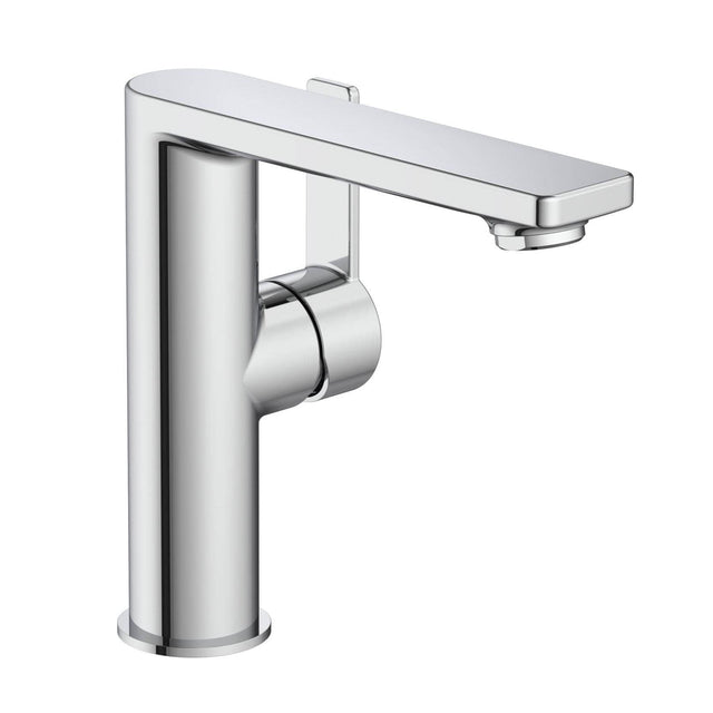 Roca Mono Basin Tap Chrome Roca Targa Basin Mixer with Lateral Handle and Cold Start
