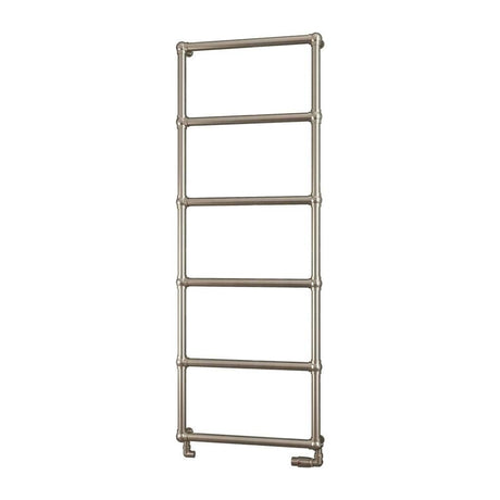 Eastbrook Traditional Towel Rail 1550 x 600 / Dual Fuel Eastbrook Stour Vertical Traditional Heated Towel Rail in Brushed Brass