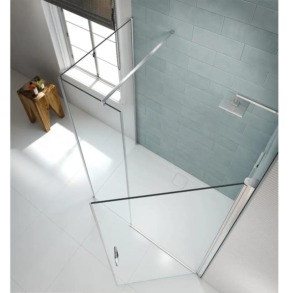 Merlyn Pivot Shower Door Merlyn 8 Series Frameless Pivot Door with Inline Panel