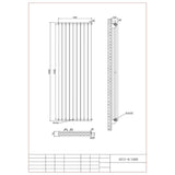 Aquarius Athens Double Vertical Column Radiator