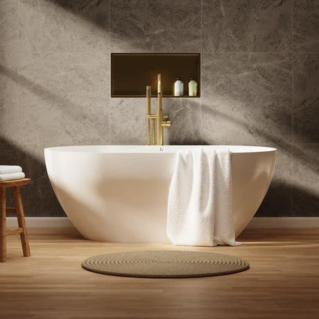 Crosswater Modern Freestanding Bath Matt White / 1500 x 800mm Crosswater MPRO Freestanding Bath