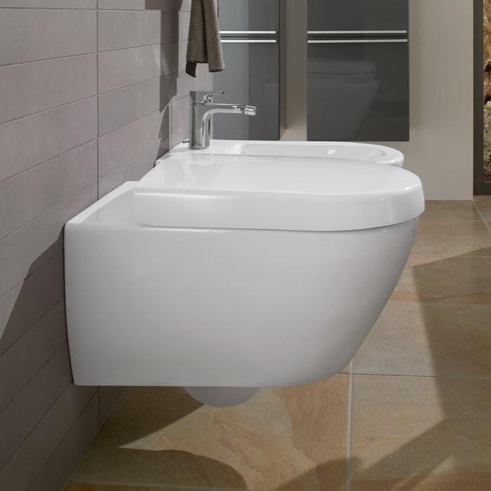 Villeroy & Boch Toilet Seat Villeroy & Boch Subway 2.0 Wrapover Quick Release Toilet Seat in White Alpin