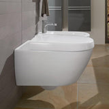 Villeroy & Boch Toilet Seat Villeroy & Boch Subway 2.0 Wrapover Quick Release Toilet Seat in White Alpin