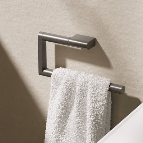 Crosswater Towel Rails and Rings Slate Crosswater MPRO Towel Ring