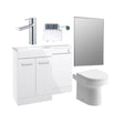 Aquarius Vanity Unit Suite White / Left Hand Aquarius Urbano Premium 1000mm Vanity Unit  Suite (with Back to Wall Toilet)