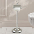 Miller Toilet Roll Holder Chrome Miller Signature Freestanding Traditional Toilet Roll Holder with Cover