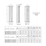 Reina Column Radiator Reina Coneva Vertical Column Radiator