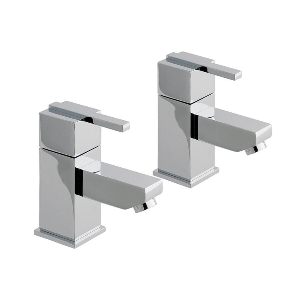 Eastbrook Pillar Basin Tap Eastbrook Prado 600 Basin Taps (Pair) in Chrome