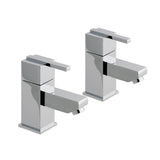 Eastbrook Pillar Basin Tap Eastbrook Prado 600 Basin Taps (Pair) in Chrome