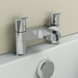 Ideal Standard Bath Mixer Ideal Standard Ceraflex 2 Tap Hole Dual Control Bath Filler Tap in Chrome