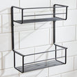 Miller Basket Matt Black Miller Signature 2 Tier Shower Basket