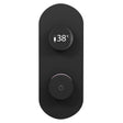TED Concealed Shower Valve Matt Black TED Togo 2/3 Outlet Concealed Digital Shower Valve with Oval Plate