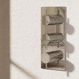 Crosswater Concealed Shower Valve Chrome Crosswater MPRO 3 Outlet, 3 Handle Portrait Concealed Thermostatic Shower Valve