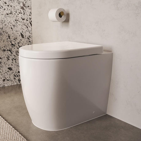 Saneux Back To Wall Toilet Saneux Uni Back to Wall Rimless Toilet with Soft Close Seat