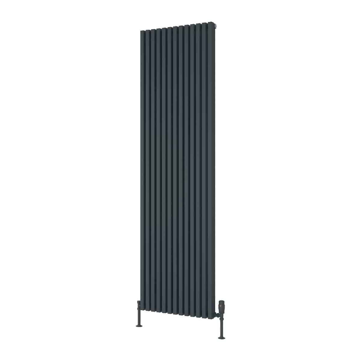 Reina Panel Radiator 1800 x 510mm / Anthracite Reina Albano Central Heating Vertical Radiator