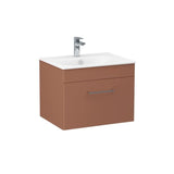 Imex Wall Mounted Vanity Unit Imex Croma Wall Mounted Single Drawer 600mm Vanity Unit with 1 Tap Hole Basin