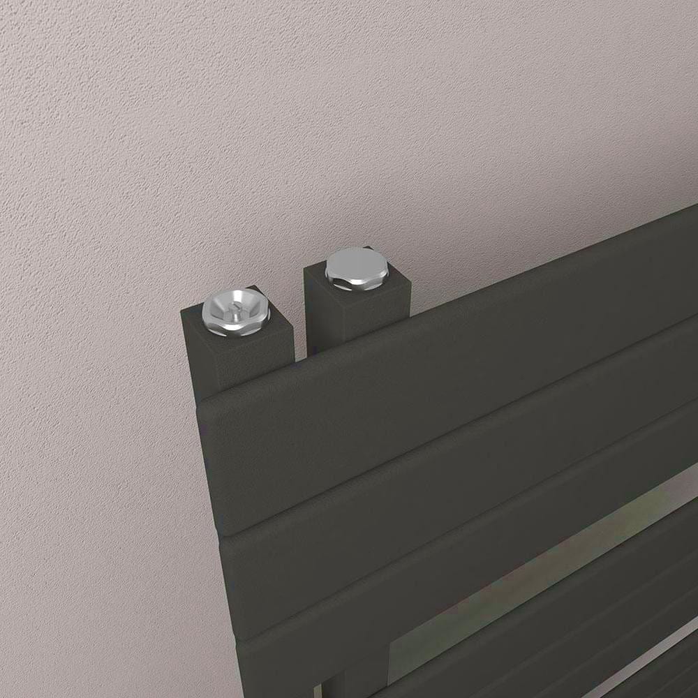 Eastbrook Designer Towel Rail Eastbrook Helmsley Straight Vertical Designer Towel Rail in Matt Black