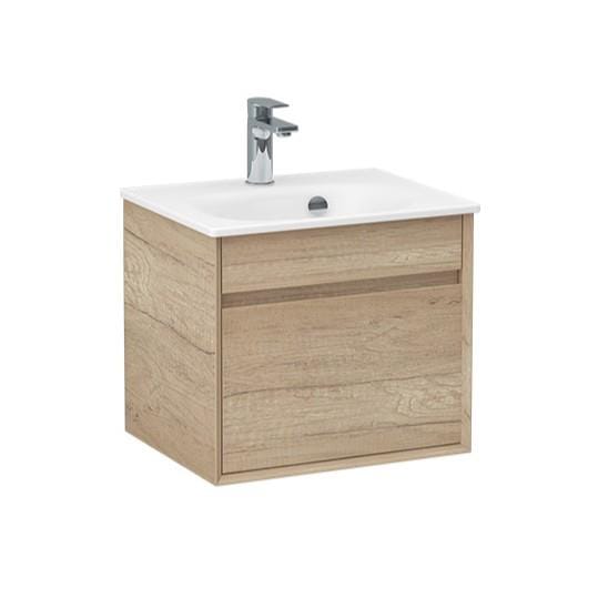 Imex Wall Mounted Vanity Unit Imex Alma Wall Mounted Single Drawer 500mm Vanity Unit with Basin