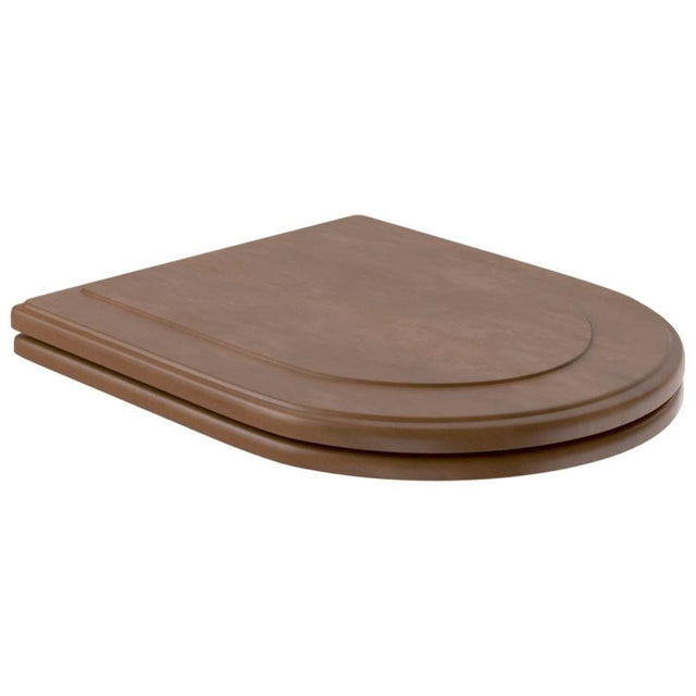 Villeroy & Boch Toilet Seat Villeroy & Boch Hommage Wooden Toilet Seat in Walnut