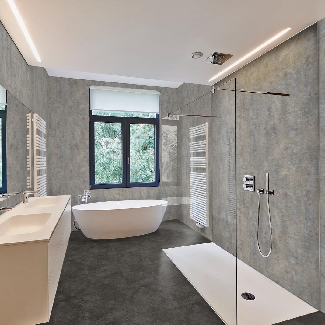 Multipanel Click Flooring Multipanel Click Drop 1.85M² Interlocking Vinyl Floor Tiles Stone Effect - Sicilia