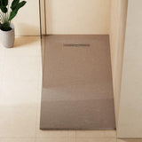 Crosswater Rectangle Shower Tray Brown / 900 x 1700 Crosswater Vito Textured Rectangle Shower Tray with Waste