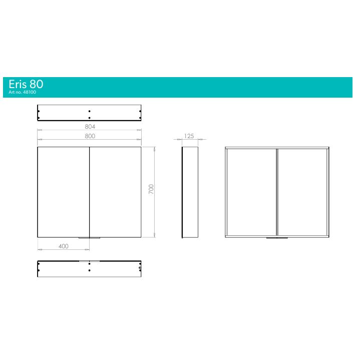 hib. Mirrored Cabinet hib. Eris Mirrored Cabinet