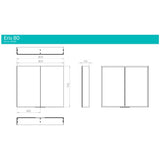 hib. Mirrored Cabinet hib. Eris Mirrored Cabinet