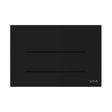 Vitra Flush Plate Gloss Black VitrA Loop Square Mechanical Flush Plate