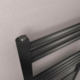 Eastbrook Wendover Straight Heated Towel Rail in Brushed Gunmetal