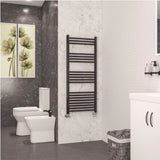 Eastbrook Wendover Straight Heated Towel Rail in Black Gold