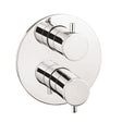 Crosswater Concealed Shower Valve Chrome Crosswater MPRO Industrial Crossbox 1 Outlet Trimset