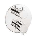 Crosswater Concealed Shower Valve Chrome Crosswater MPRO Industrial Crossbox 1 Outlet Trimset