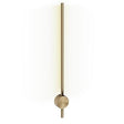 UK Bathroom Store Bathroom Lighting Brushed Brass Crosswater Tranquil Pillar Light