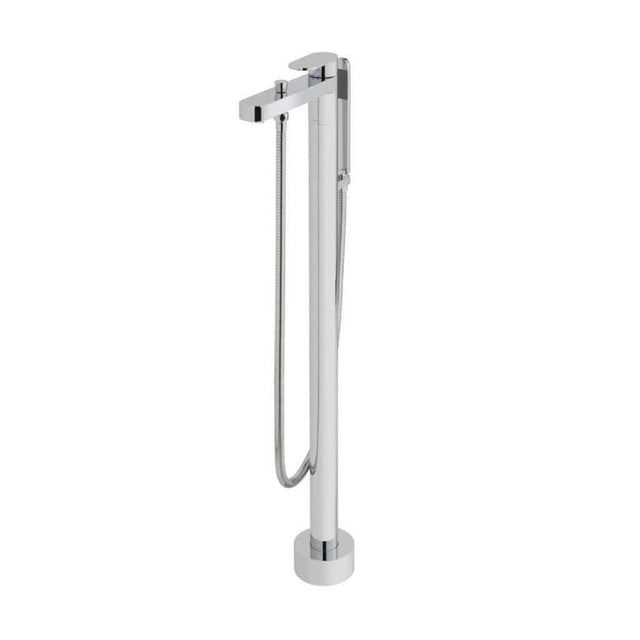 VADO Freestanding Bath Tap Vado Life Floor Standing Bath and Shower Mixer with Shower Kit - Chrome - LIF-233-CP