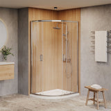 Aquarius Bathrooms Quadrant Shower Enclosure Aquarius Urbano 6mm Quadrant Shower Enclosure 1850mm