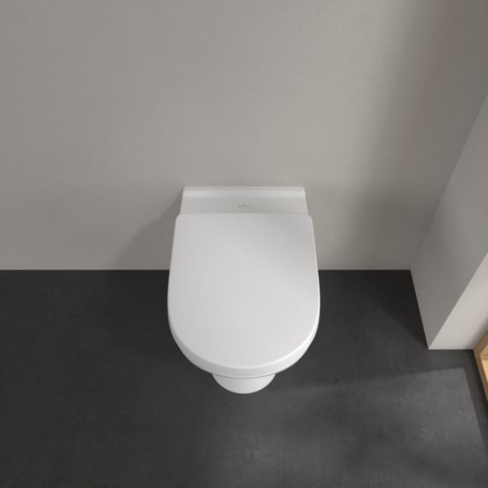 Villeroy & Boch Back to Wall Toilet Villeroy & Boch O.novo Back to Wall Toilet with Soft Close Seat