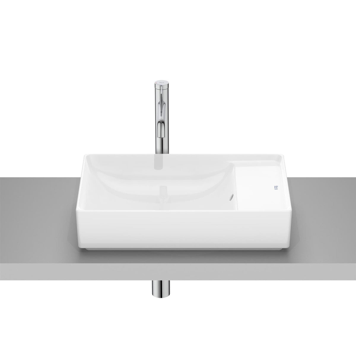 Roca Countertop Basin Roca Ona 550mm Rectangular Fineceramic® Countertop Basin