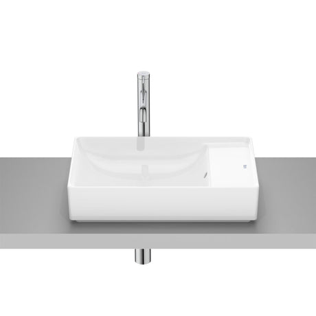 Roca Countertop Basin Roca Ona 550mm Rectangular Fineceramic® Countertop Basin