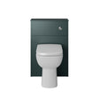 Heritage Back To Wall Toilet Classic Green Heritage Lynton 550mm WC Unit, Cistern, Clinton Back to Wall Toilet and Soft Close Seat Bundle