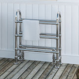 Eastbrook Towel Horse Eastbrook Painswick Traditional Central Heating Radiator in Chrome - 778 x 686