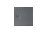 ROCA Square Shower Tray Slate / 900 x 900mm ROCA Terran-N Superslim Stonex® Square Shower Tray with Twist Colour Match Waste Cover