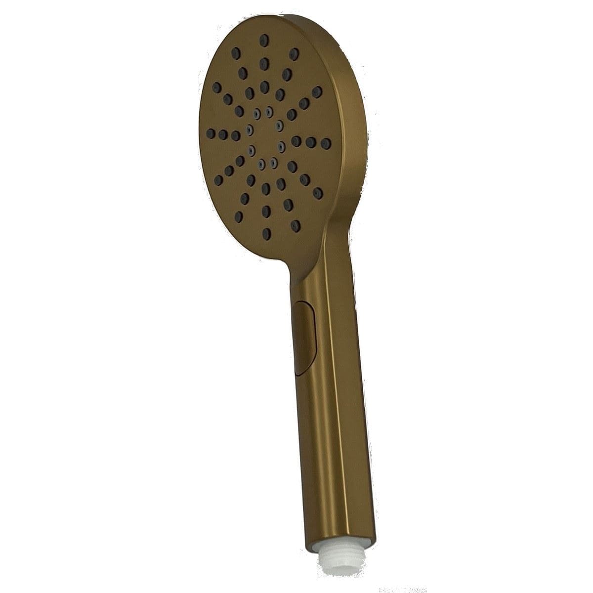 TED Shower Handset Brushed Brass TED Universal 3 Function Round Shower Handset
