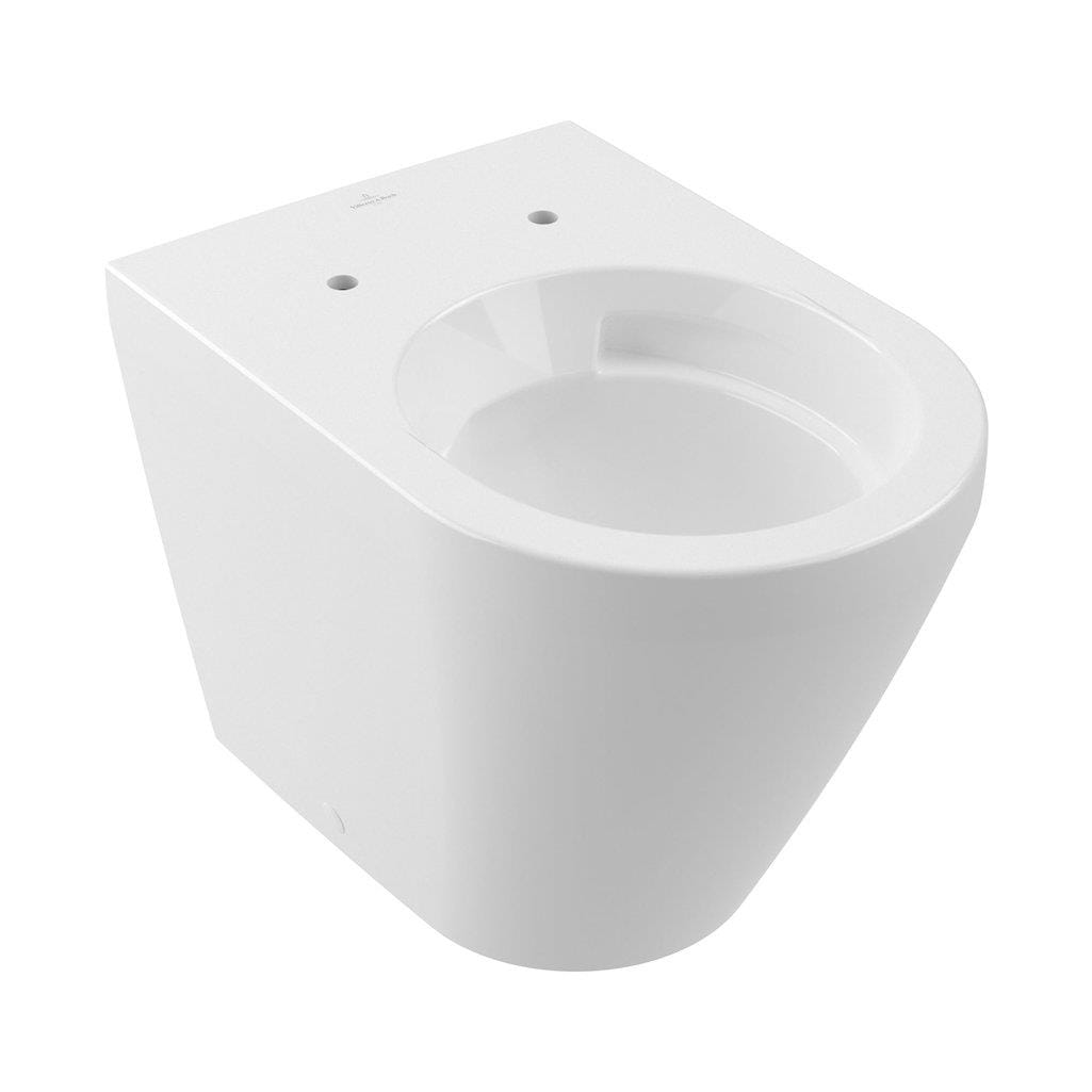 Villeroy & Boch Back to Wall Toilet Villeroy & Boch Architectura Back to Wall Rimless Toilet with TwistFlush and Soft Close Seat