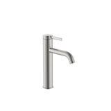 Roca Mono Basin Tap Stainless Steel Roca Ona Medium Height Basin Mixer Tap with Click Clack Waste and Cold Start