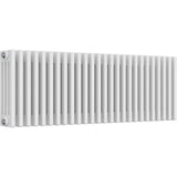 Aquarius Bathrooms Column Radiator 400mm x 1190mm Aquarius Foundry Horizontal 4 Column Radiator in White