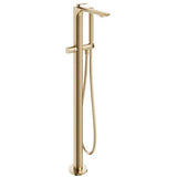Clearwater Freestanding Bath Filler Clearwater Huck Floor Standing Bath Shower Mixer with Shower Kit